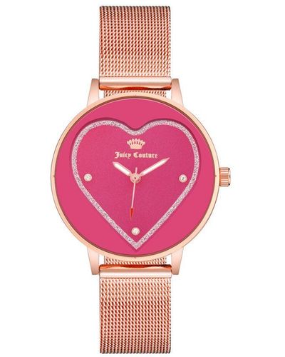 Juicy Couture Watch Jc/1240hprg - Roze