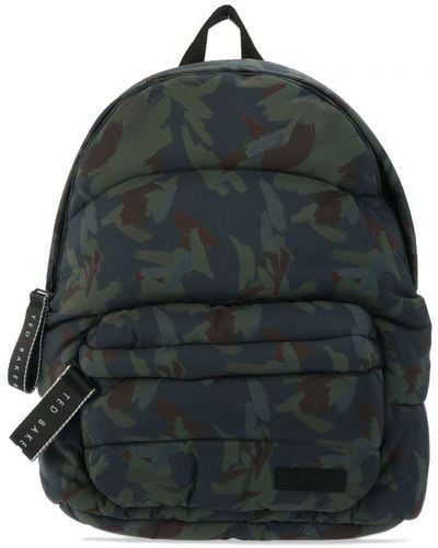 Ted Baker Accessories Infra-puffer Backpack In Navy - Grijs