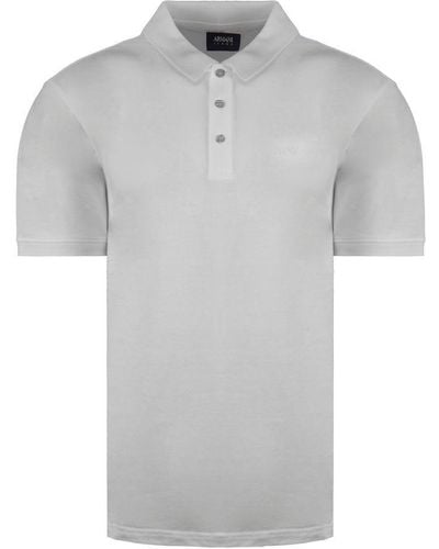 Armani Jeans Light Polo Shirt Cotton - Grey