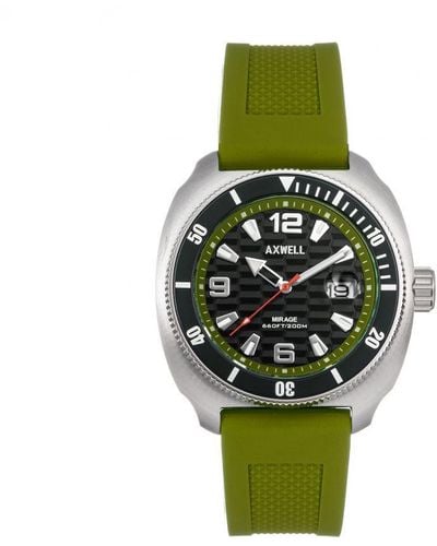 Axwell Mirage Horlogeband Met Datum - Groen