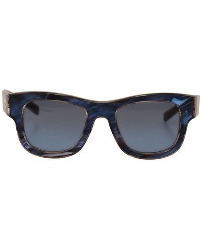 Dolce & Gabbana Gorgeous Gradient Lenses Sunglasses - Blue