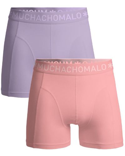 MUCHACHOMALO 2-pack Onderbroeken - - Goede Kwaliteit - Zachte Waistband - Roze