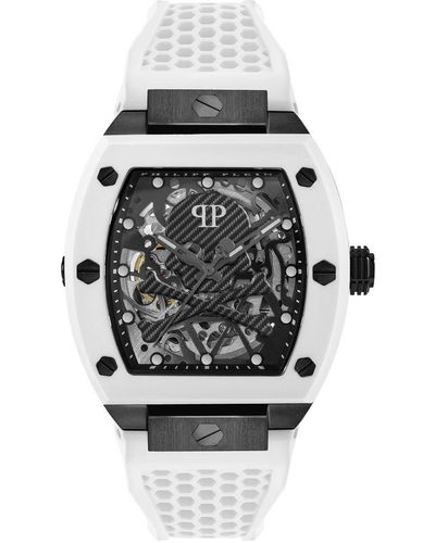 Philipp Plein The $Keleton Watch Pwbaa2424 Silicone - White
