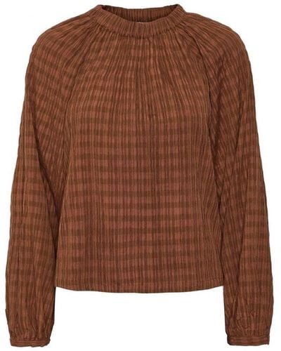 Vero Moda Enga Blouse - Bruin