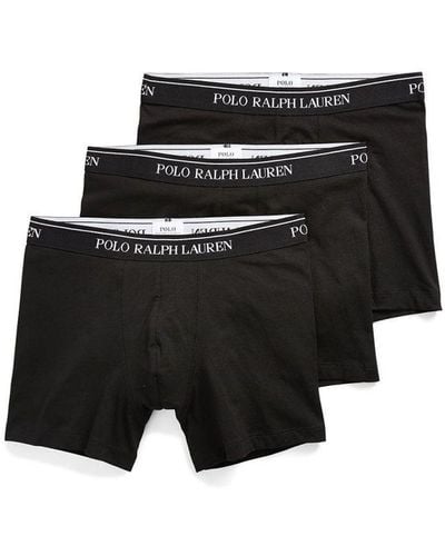 Polo Ralph Lauren 3-pack Boxershorts Voor - Zwart