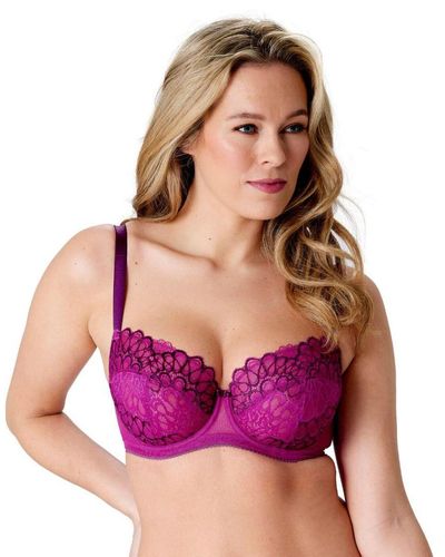 Gossard 17805 Swirl Balcony Bra - Purple