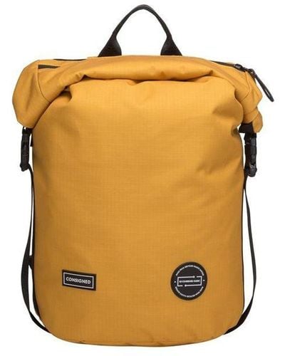 Consigned Cornel L Roll Top Backpack - Yellow