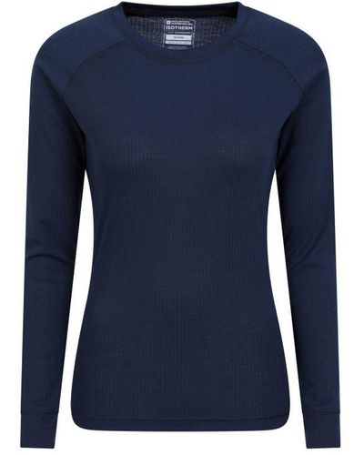 Mountain Warehouse Ladies Talus Long-Sleeved Top () - Blue