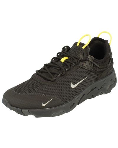 Nike React Live Black Trainers - Brown