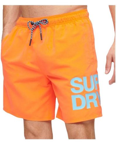 Superdry Emporio Armani Ea Luxe T Shirt - Oranje