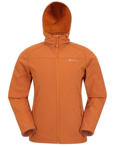 Mountain Warehouse Exodus Waterproof Soft Shell Jacket () - Orange