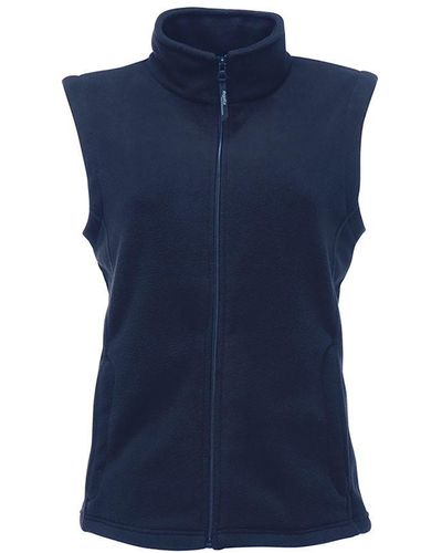 Regatta Vrouwen/ Micro Fleece Bodywarmer / Gilet (donkere Marine) - Blauw