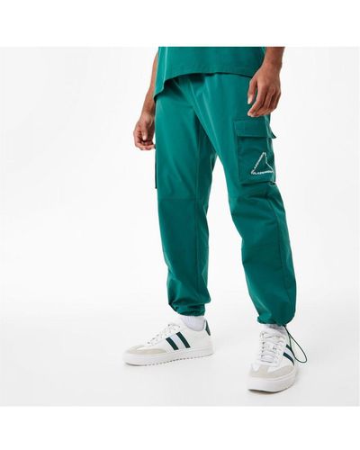 Slazenger Ft. Aitch Cargo Trousers Nylon - Green
