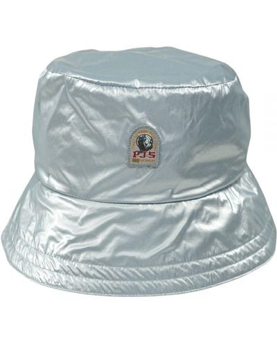 Parajumpers Bucket Hat Shiny Grey Cap - Blue
