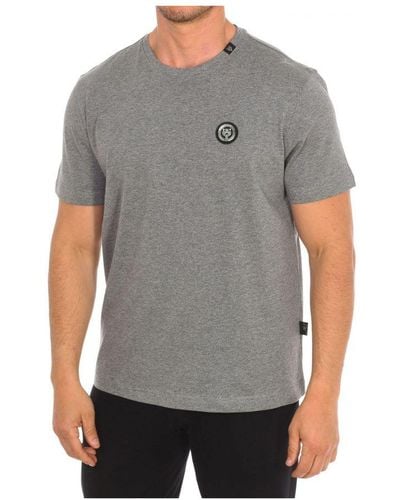 Philipp Plein Tips404 Short Sleeve T-Shirt - Grey