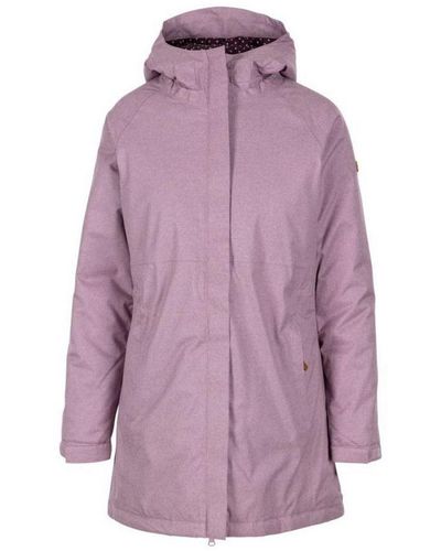 Trespass Ladies Wintertime Waterproof Jacket (Rose Tone) - Purple