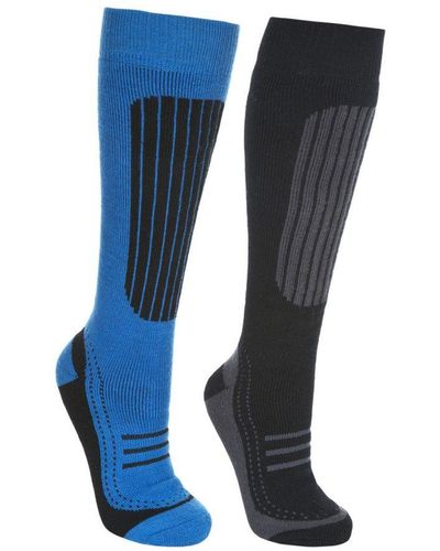 Trespass Langdon Ii Ski Socks (2 Pairs) - Blue