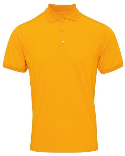 PREMIER Coolchecker Pique Polo Shirt (Sunflower) - Yellow