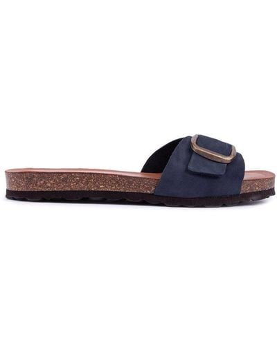 Sole Zeena Flat Sandals - Blue