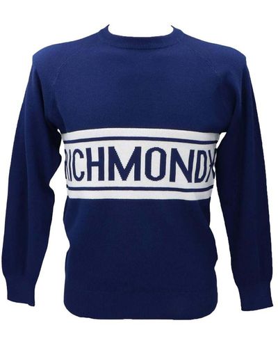 John Richmond Johnrichmond Trui Casiop Sweatshirt - Blauw