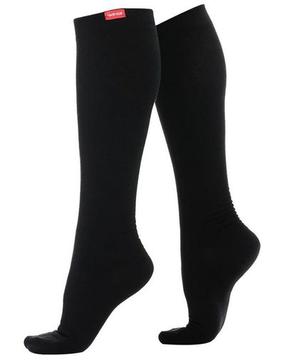VIM & VIGR Merino Wool Graduated Compression Socks 15-20 Mmhg - Black