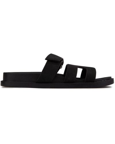 SOLESISTER Hope Footbed Sandals - Black