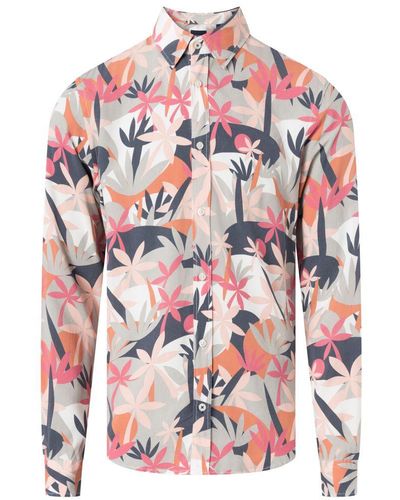 Joop! Floral Print Long Sleeve Shirt - Pink