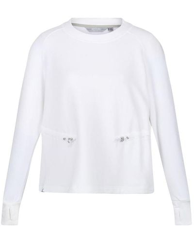 Regatta Ladies Narine Marl Sweatshirt () - White