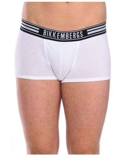 Bikkembergs Pack 2 Boxers Fashion Stripes - White