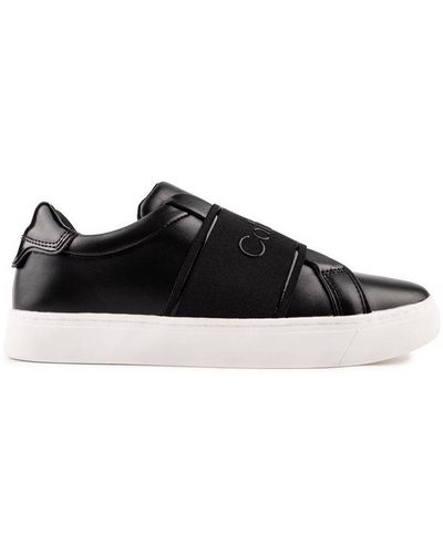 Calvin Klein Cupsole Slip On Sneakers - Zwart