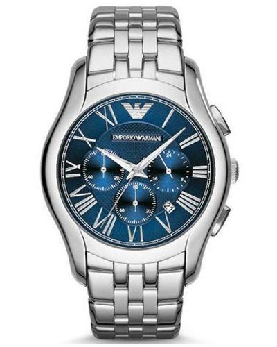 Armani Ar1787 Watch Stainless Steel - Blue