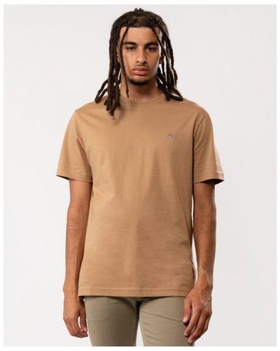 GANT Regular Fit Short Sleeve Shield Logo T-shirt - Brown