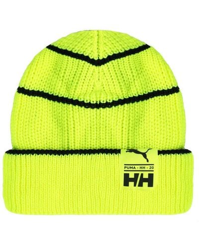 PUMA X Helly Hansen Fluorescent Yellow Beanie 022864 02