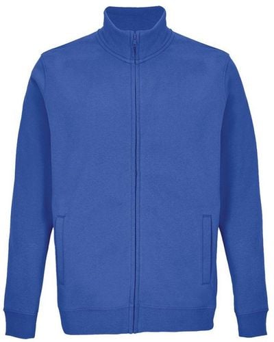 Sol's Cooper Sweat Jacket Met Volledige Rits Voor Volwassenen (koningsblauw)