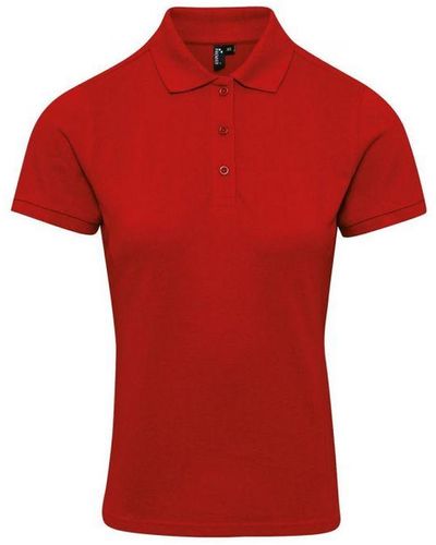 PREMIER Coolchecker Plus Poloshirt (rood)