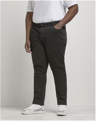 River Island Jeans Big & Tall Cotton - Grey