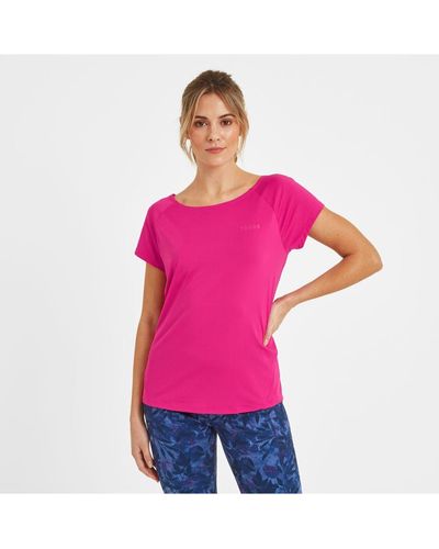 TOG24 Halsam Tech T-Shirt Vibrant - Pink