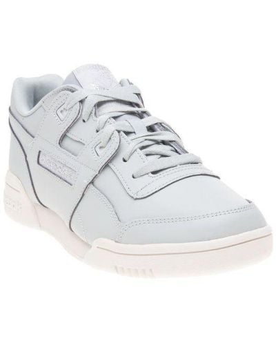Reebok Workout Lo Plus Trainers Leather - White