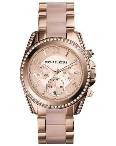 Michael Kors Blair Chronograaf Horloge Voor Mk5943 - Metallic