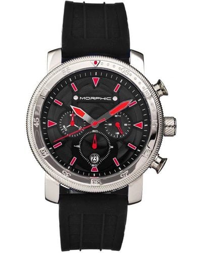 Morphic M90-serie Chronograaf Horloge Met Datum - Zwart