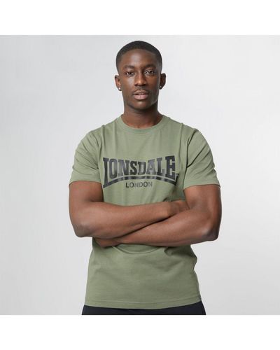 Lonsdale London Essentials Logo T-shirt - Green