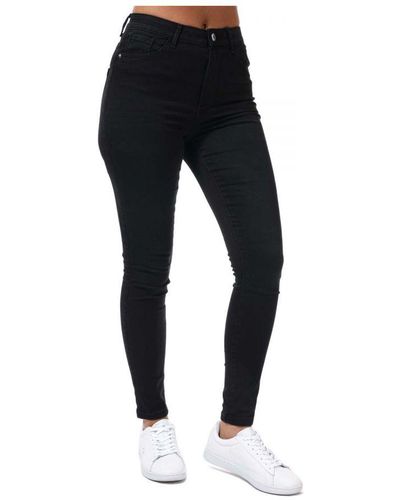 Vero Moda Sophia Skinny Jeans Met Hoge Taille Voor , Zwart