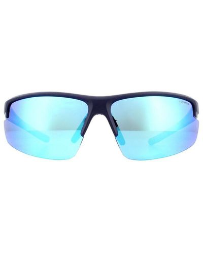 Polaroid Sport Mirror Polarized Sunglasses - Blue