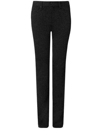 NYDJ Marilyn Straight Jeans Zwart Jersey | Black