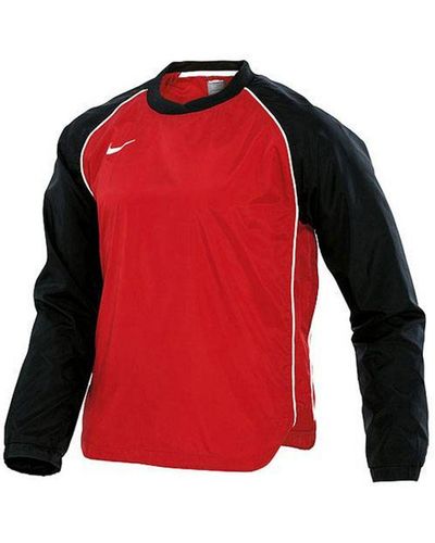 Nike Long Sleeve Black/red Small Graphic Print Football Top 264653 648