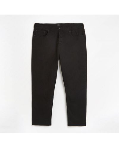River Island Jeans Big & Tall Cotton - Black