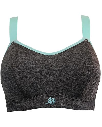 Pour Moi Energy Underwired Lightly Padded Convertible Sports Bra - Grey