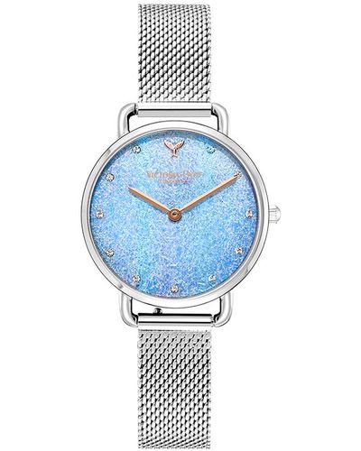 Victoria Hyde London Watch Galaxy Sparkle Mesh - Blue