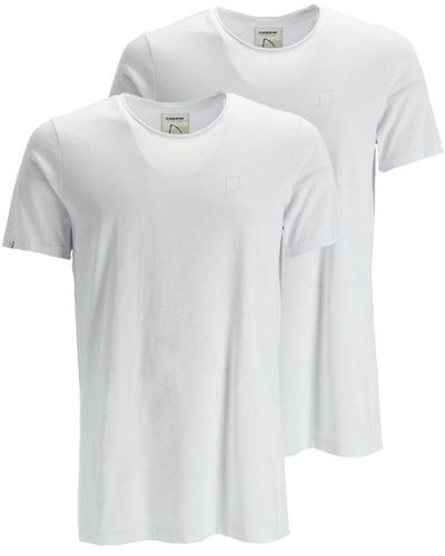 Chasin' Chasin Eenvoudig T-shirt Expand-b 2-pack - Wit