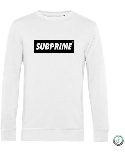 Subprime Sweaters Sweater Block White Wit
